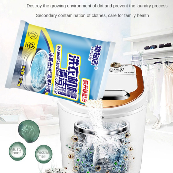 mannan01 Automatic cleaner for household washing machine tank