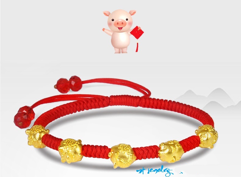 Charm Heo vàng 24k
