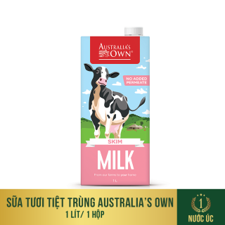 Sữa tươi tiệt trùng Australia s Own Tách Béo 1L, không đường, nhập khẩu chính hãng từ Úc, không chứa chất bảo quản, phù hợp với trẻ em trên 1 tuổi (Date T8 2022) thumbnail