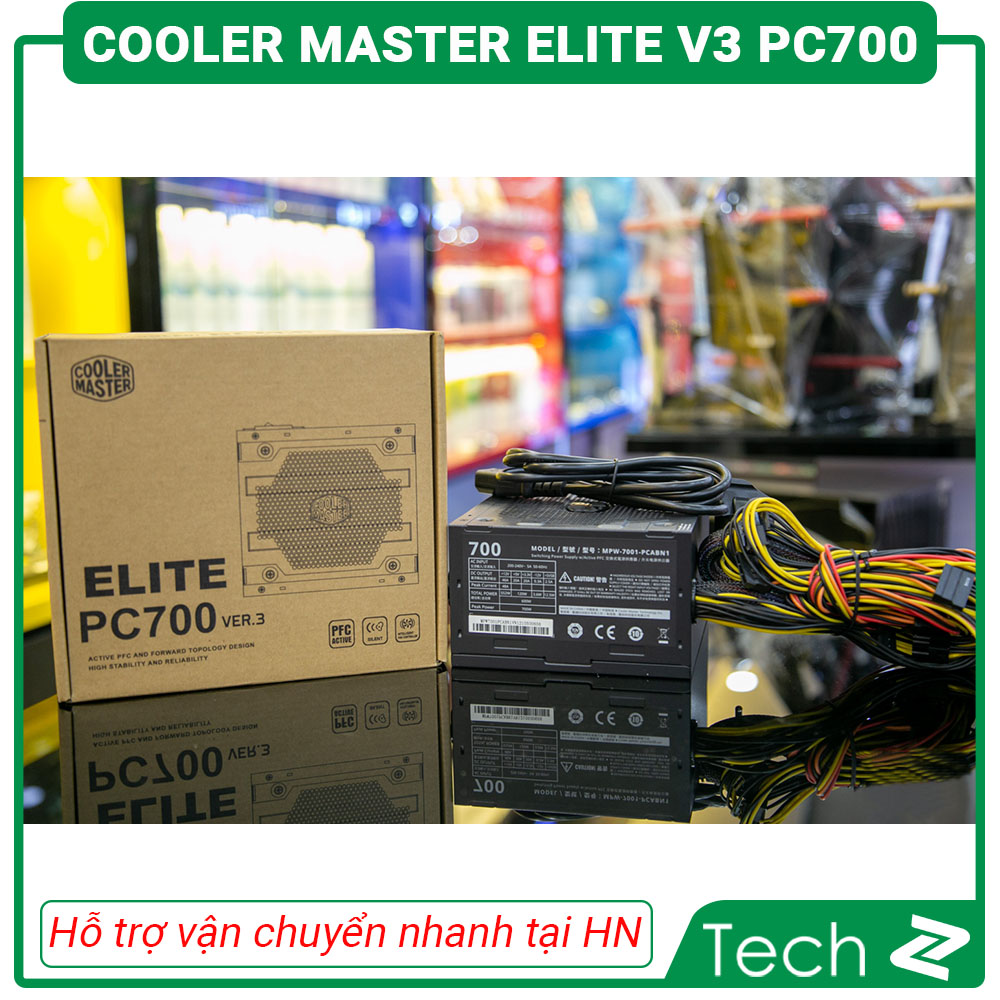 [FREESHIP MAX] Nguồn máy tính Cooler Master Elite V3 230V PC700 700W (Màu Đen)