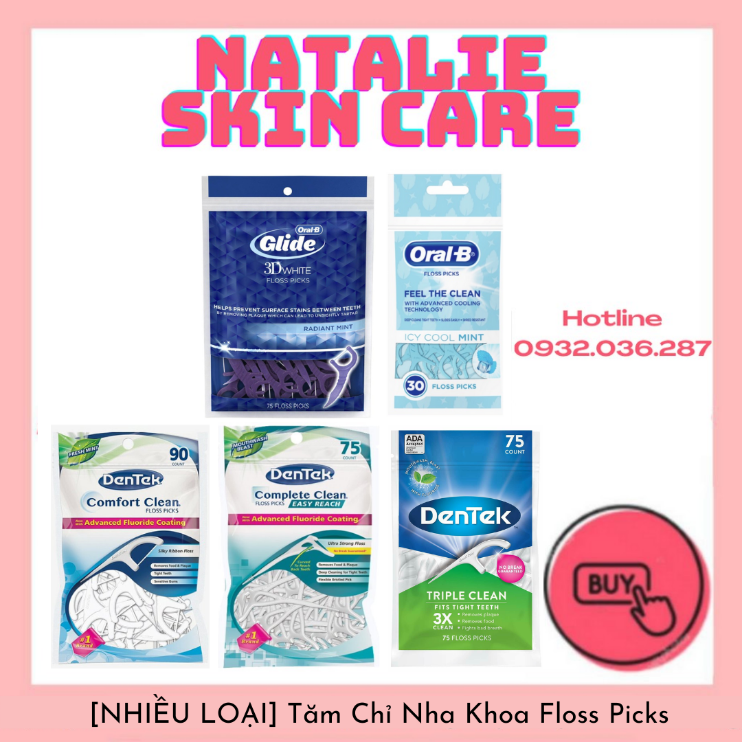 [NHIỀU LOẠI] Tăm Chỉ Nha Khoa