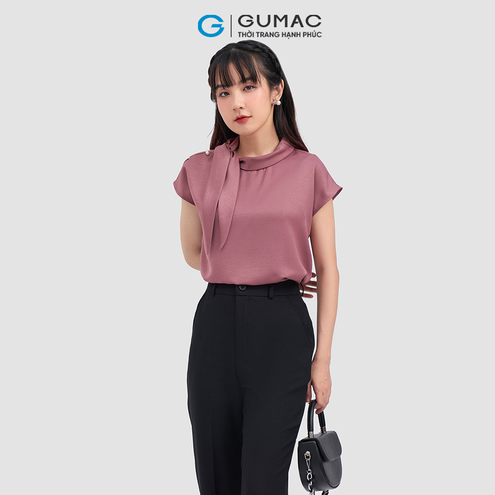 [20H 6.7 - 9.7 |Voucher 8-12%] Áo kiểu thắt nơ thời trang GUMAC LAE0309