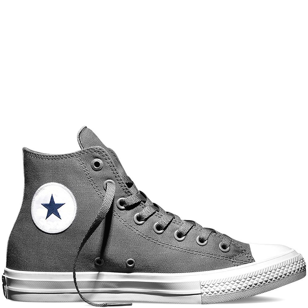 Giày Sneaker Nam Thời Trang CK2 Cổ Cao Màu Xám Nhạt