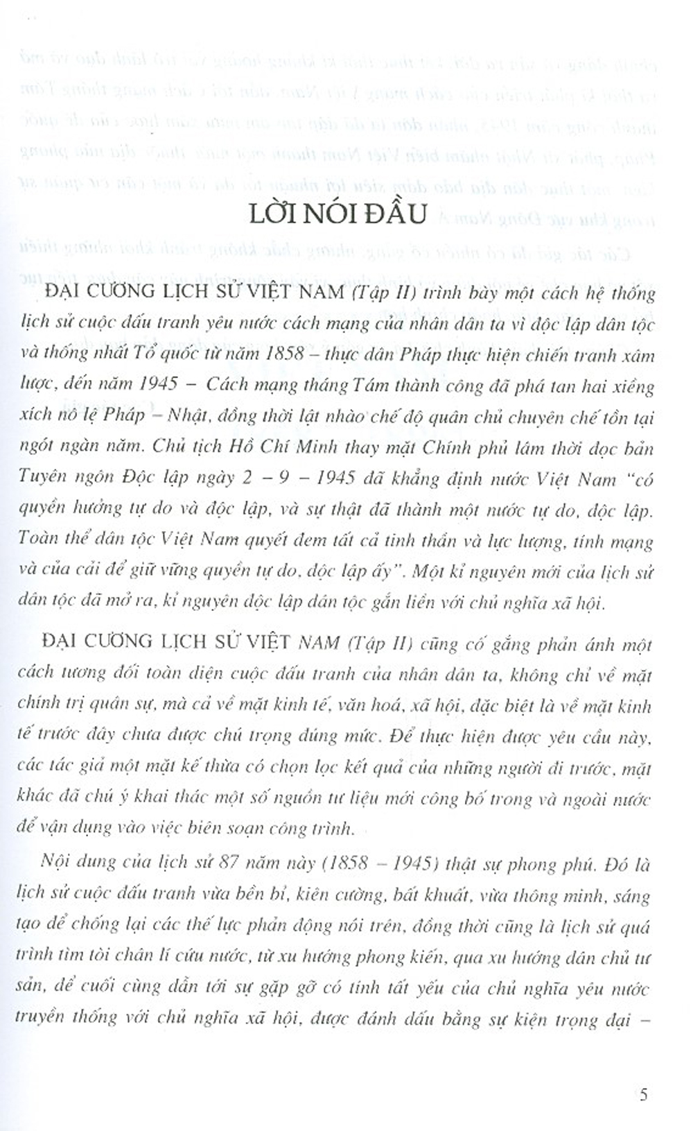 Đại Cương Lịch Sử Việt Nam - Tập Ii