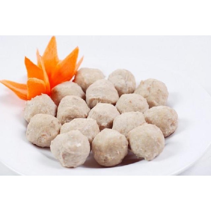 (shop có hỗ trợ đóng hàng) CHẢ VIÊN TIÊU CHAY 500G