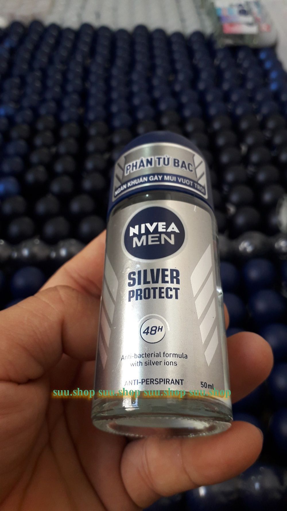 Lăn Khử Mùi 50ml Cho Nam Nivea Phân Tử Bạc (Silver Protecter)