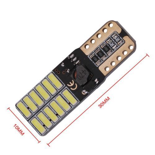 [HCM]BỘ 02 BÓNG ĐÈN LED T10-4014 – 24 LED 12V