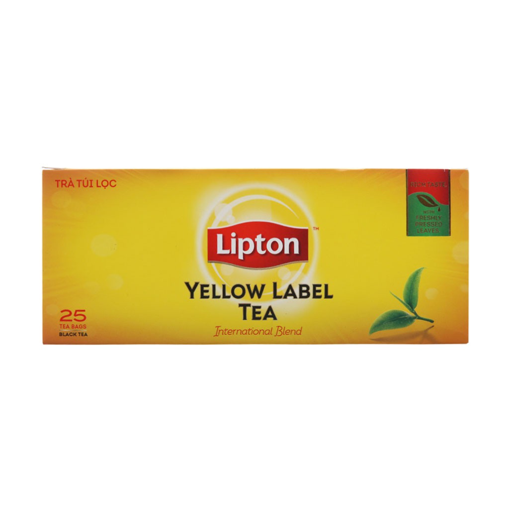 Trà Túi Lọc Lipton Yellow Label Tea Hộp 50g (2g x 25 túi)