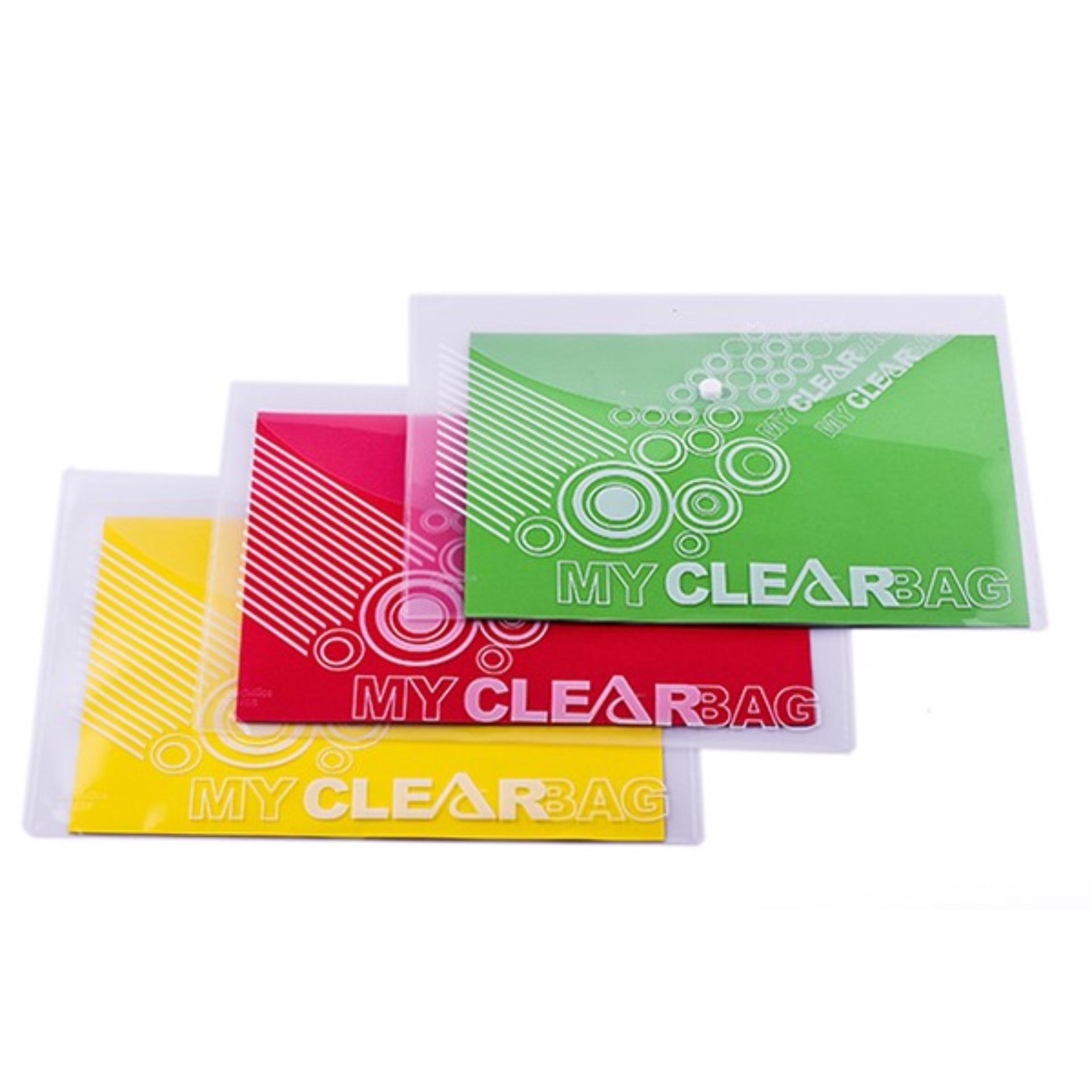 Combo 12 Bìa nút A4 Flexoffice có in FO - CBF05(FO-2434)
