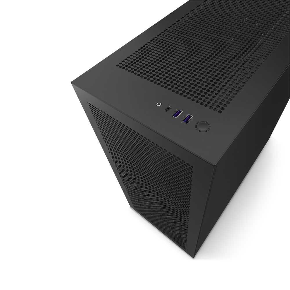 Vỏ case NZXT H7 Flow Matte Black - Mid Tower / Màu Đen