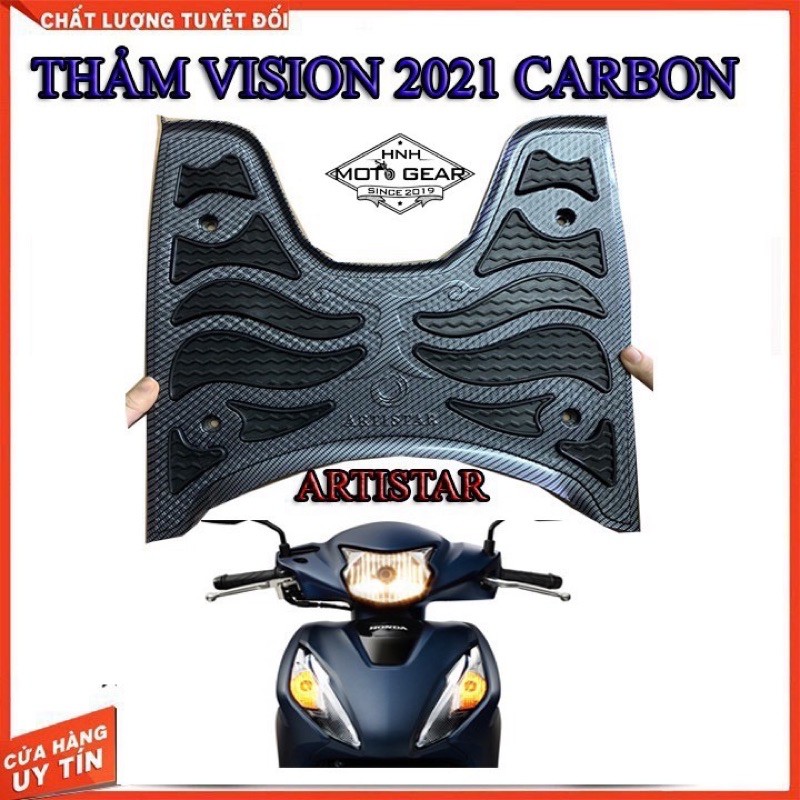 Thảm lót chân vision 2021 cao su dầy