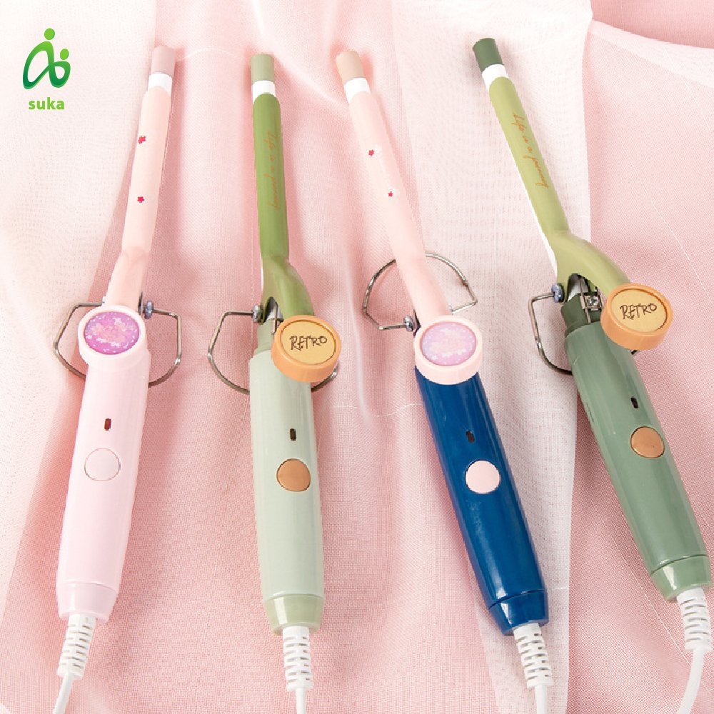 Máy uốn tóc xoăn mini-Máy tạo kiểu tóc mini dễ thương Retro