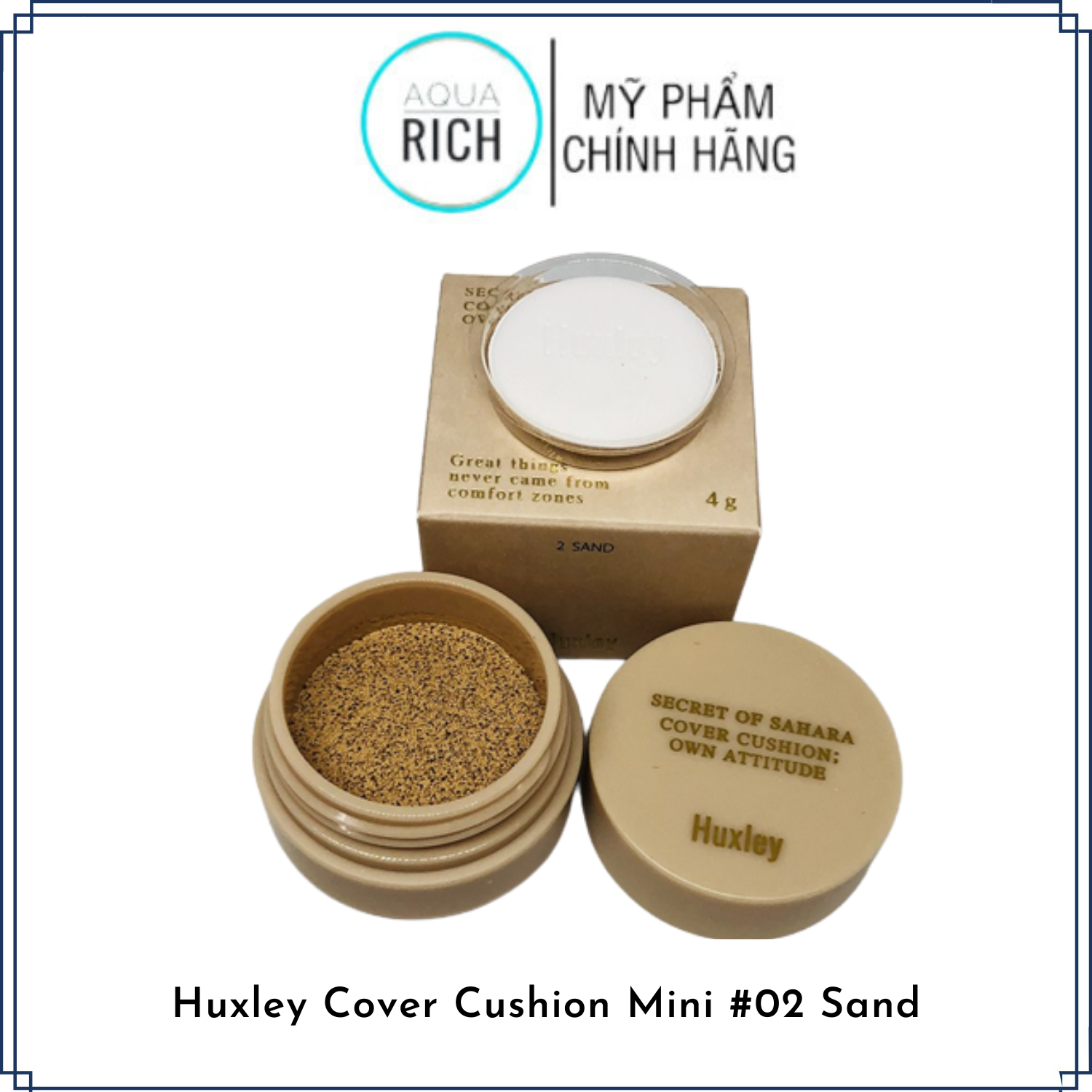 Phấn Nước Huxley Moist Cushion Own Attitude Mini 4g