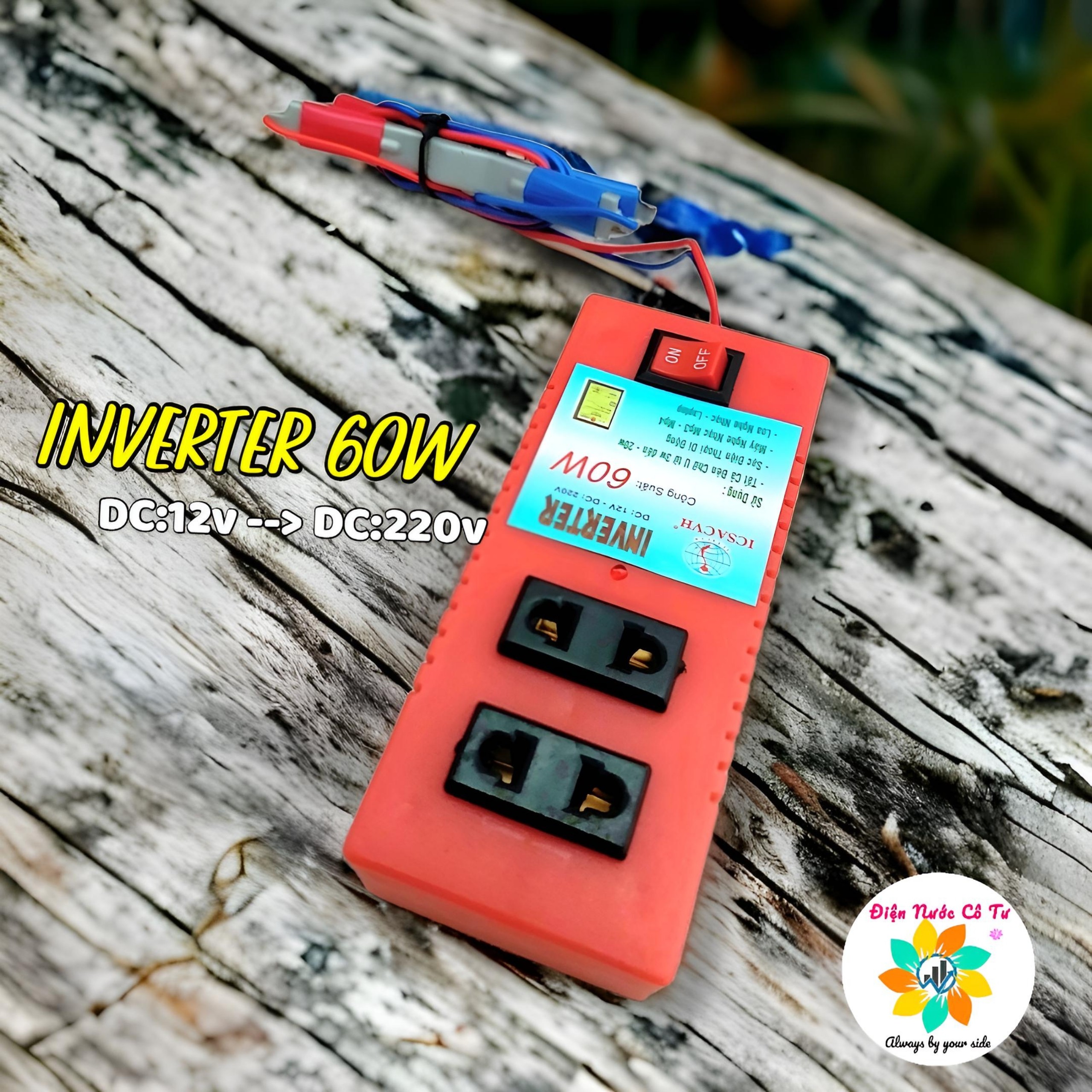 Inverter 12V ra 220V 60W