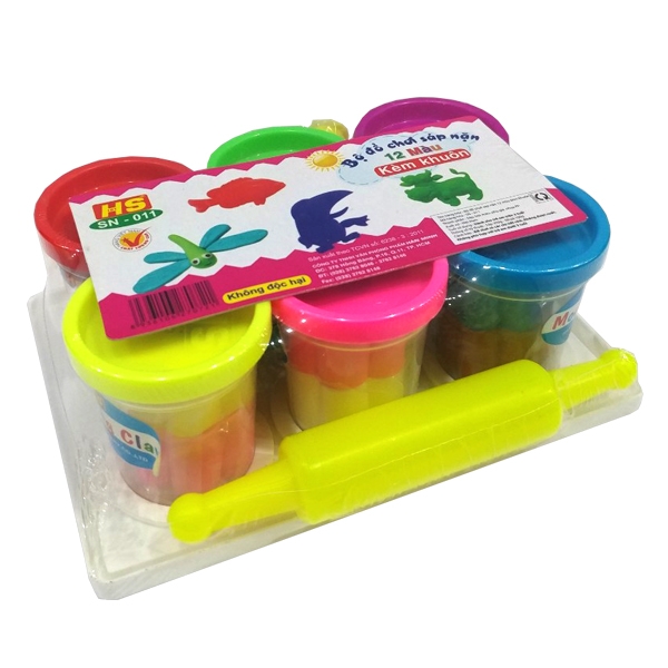 Fahasa - bộ sáp nặn 12 màu kèm khuôn sn-011