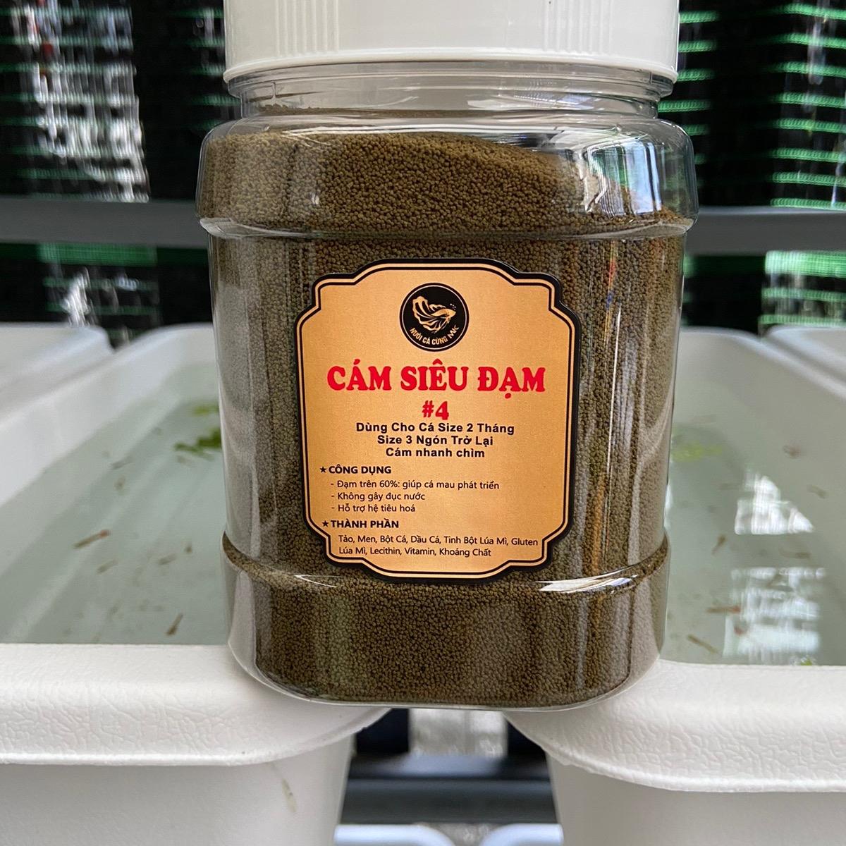 Cám siêu đạm pl1, pl2, pl3, pl4 cám pháp, cám không đục nước