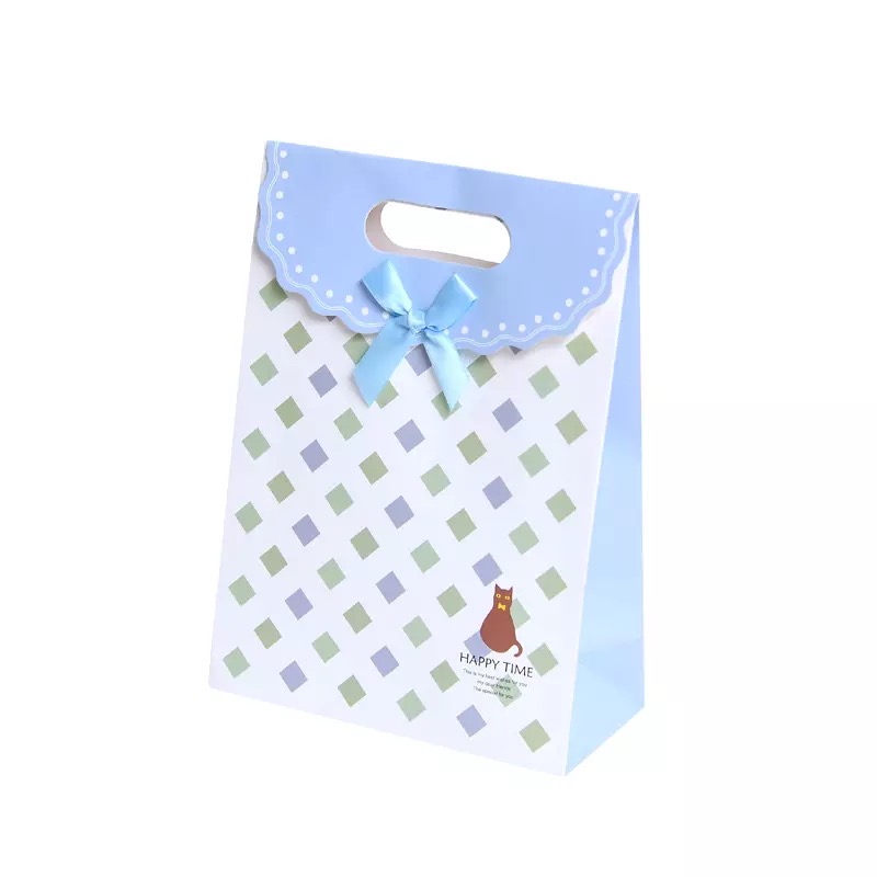 Túi Giấy Đựng Quà Đa Năng, Hình Siêu Trend Dễ Thương Korea Style Gift Bag ,Paper Bag, Lovely Shopping Bags Party Small Sticky Gift Bag With Handles Paper Gift Bag For Candy Jewelry Color Random Color (Giao Màu Ngẫu Nhiên)
