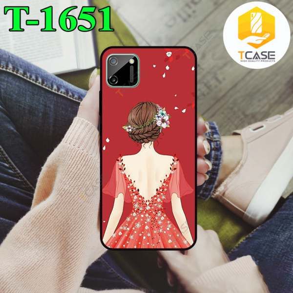 Ốp lưng Tcase dành cho Realme C11 in hình cô gái