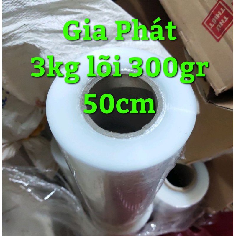 [HCM][Giá sỉ] Màng PE màng co pe màng chít 50cm- 3KG LÕI 300gram [ giao siêu tốc 1h]