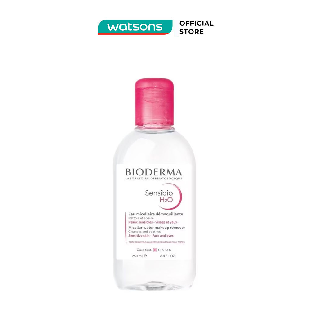 [MUA LÀ CÓ QUÀ] Nước Tẩy Trang Dành Cho Da Nhạy Cảm Bioderma Sensibio H20 250ml