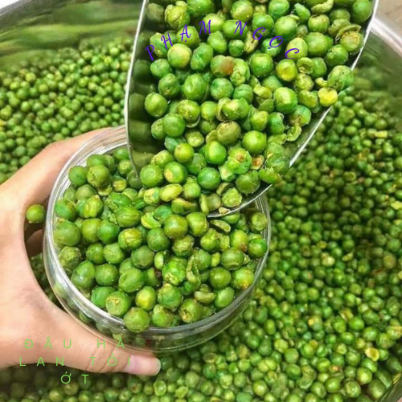 500gr đậu hà lan rang tỏi ớt