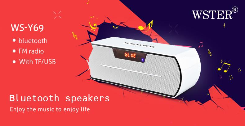 [HCM]Loa bluetooth WSTER WS-Y69B (MÃ:AT110- SP000407)