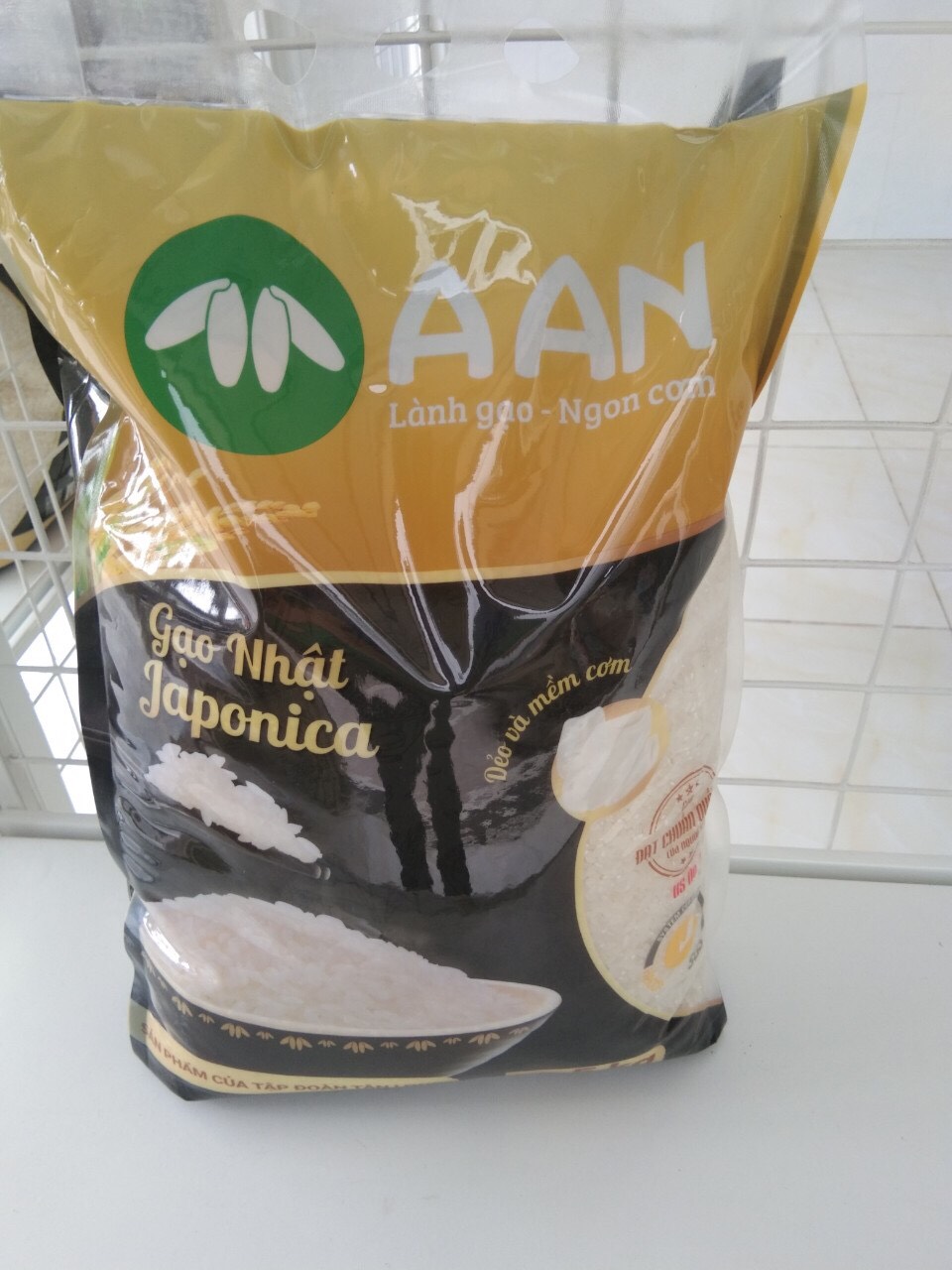 Gạo Nhật JAPONICA ( Túi 5kg ) Tân Long