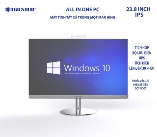 Máy tính All in One NASUN (Tất cả trên cùng màn hình, không cần case) model NS-238A1, chip i3, lưu điện, màn 23.8 IPS thumbnail