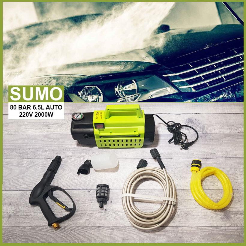 Máy Xịt Rửa Xe Áp Lực Cao 220V 2000W 80Bar SUMO