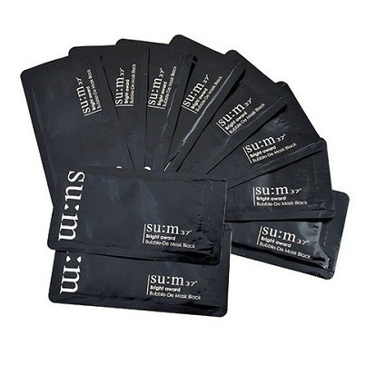 Mặt Nạ Sủi Bọt Thải Độc SUM:37 BRIGHT AWARD BUBBLE-DE MASK BLACK