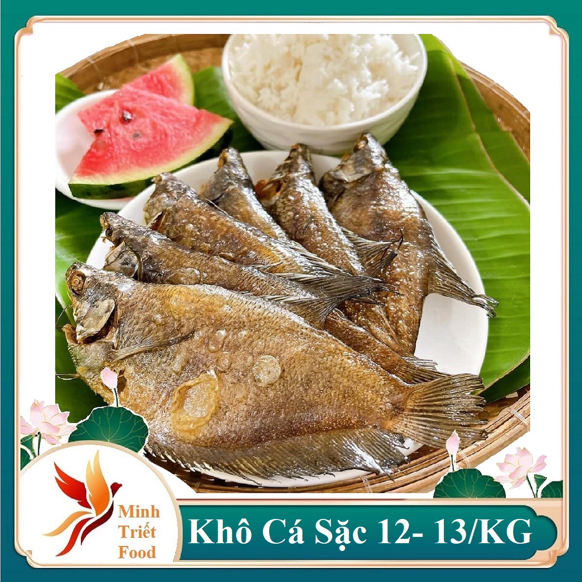 Khô cá sặc bổi tươi ngon béo mộng -đặc sản minh triết cà mau-