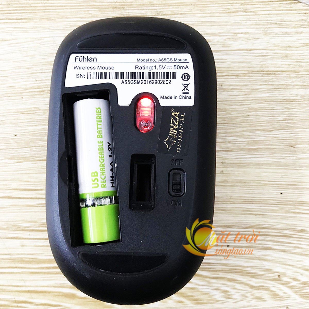 Pin tiểu AA 1450mAh tự sạc cắm cổng USB -