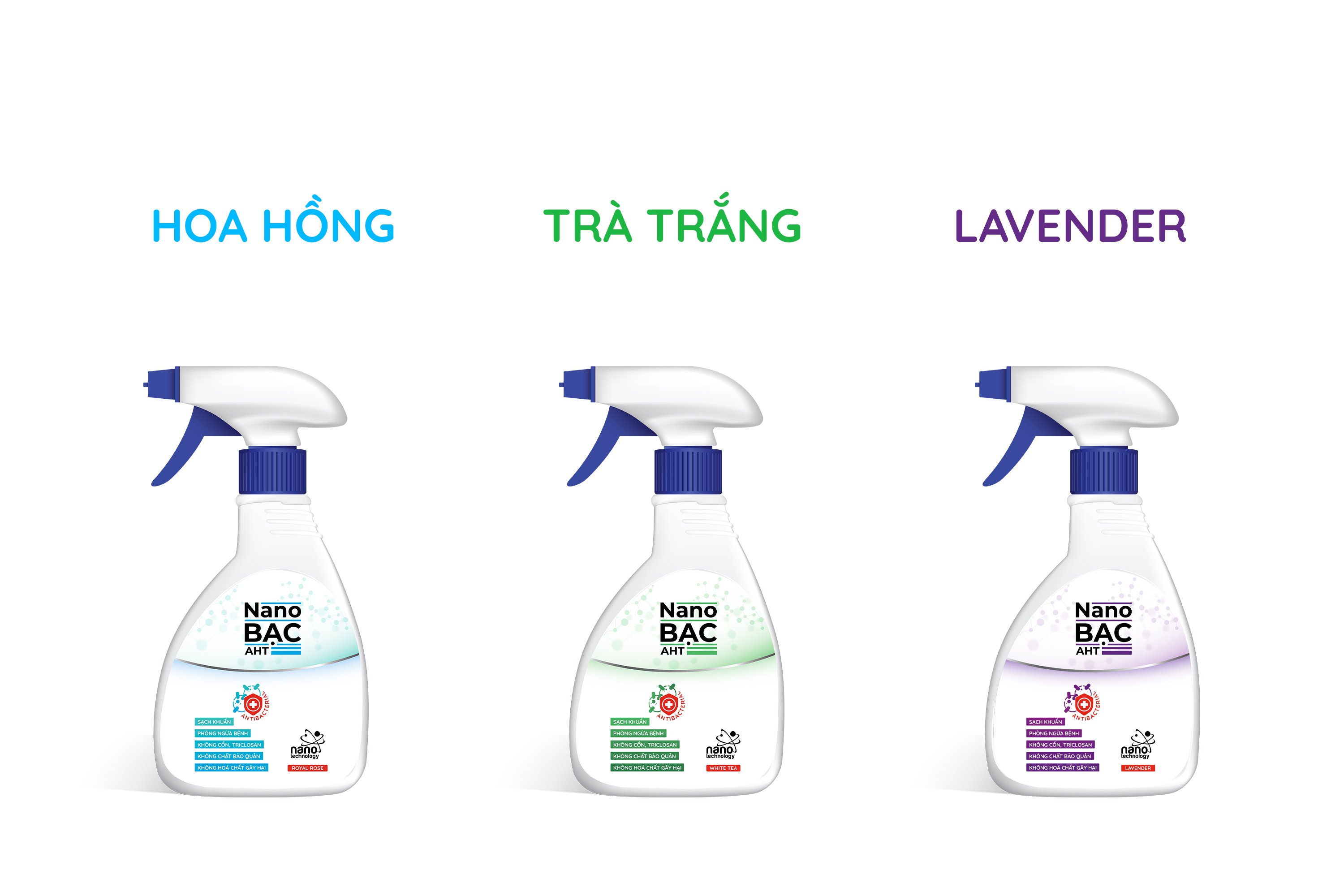 HCMChai xịt diệt khuẩn Nano bạc AHT 430ml xịt rửa tay khô diệt khuẩn toàn
