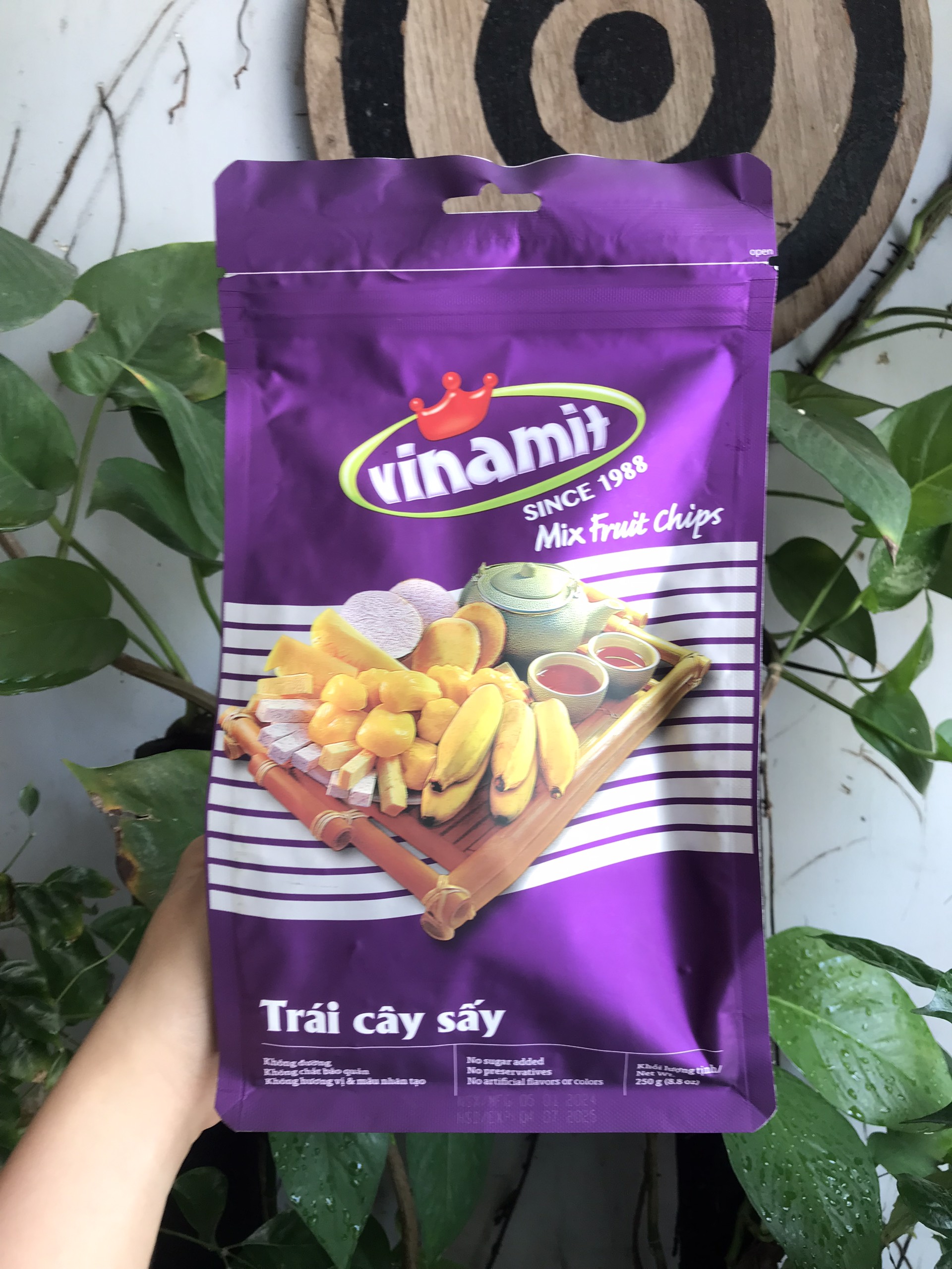 Trái Cây Sấy Vinamit Mix Fruit Chips (Gói 250g)