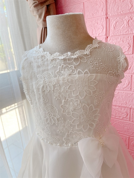 Đầm Công Chúa Dự Tiệc Trắng