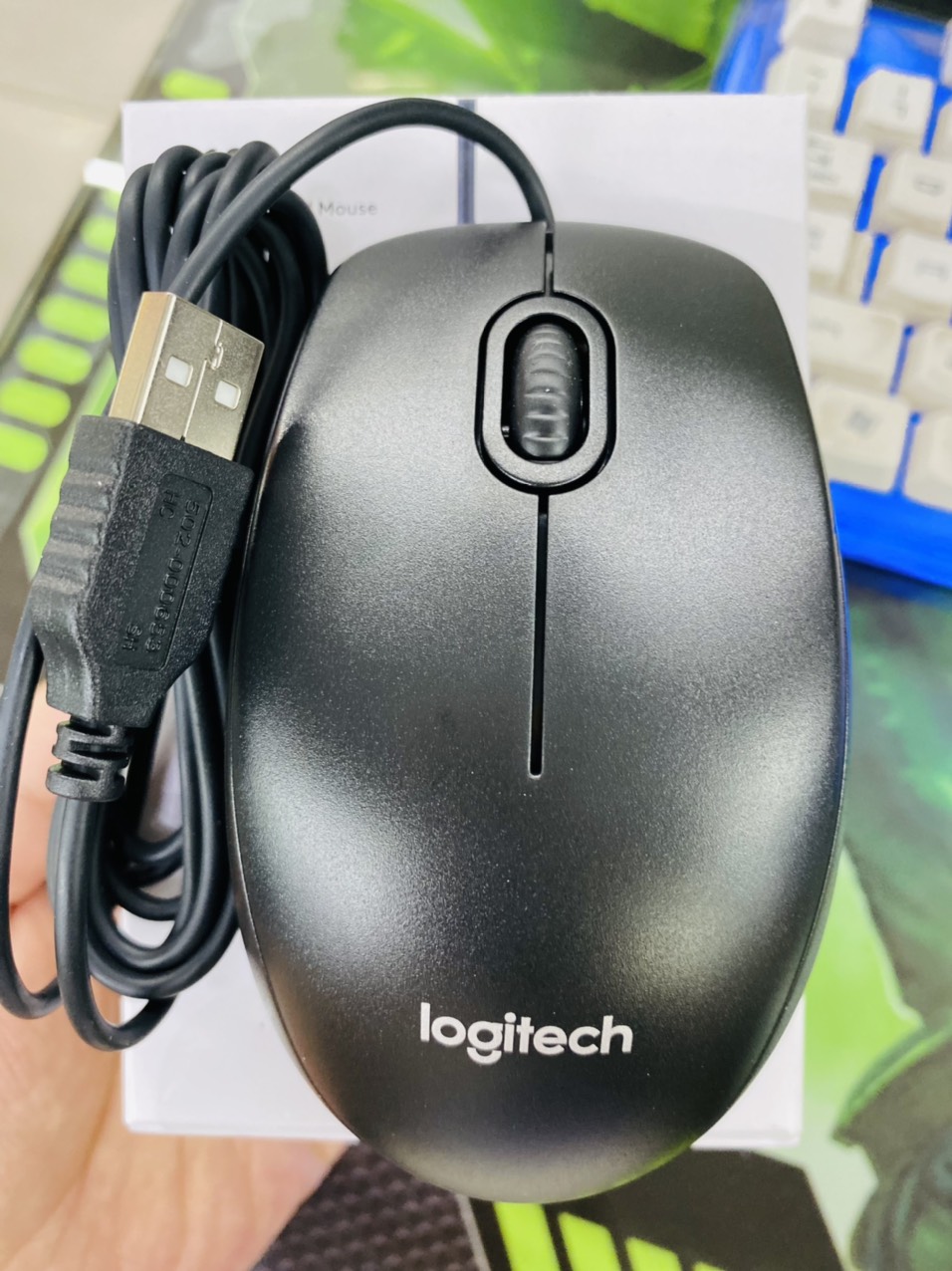 Chính hãng chuột Logitech B100 có dây