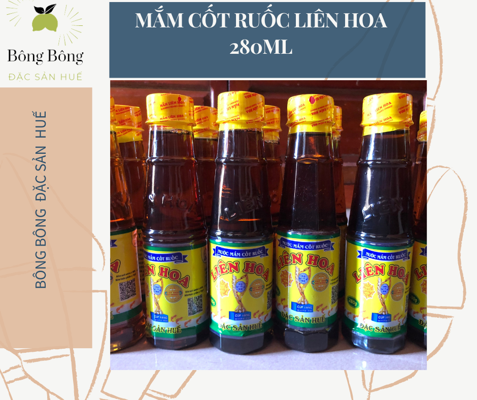 NƯỚC MẮM CỐT RUỐC LIÊN HOA 280ML - ĐẶC SẢN HUẾ