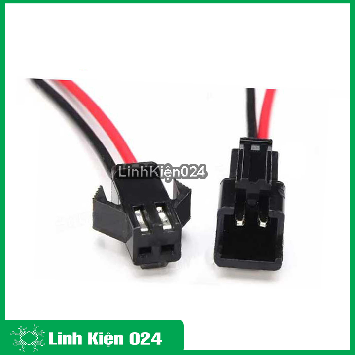 Combo 5 dây jack kết nối 2P 2.54 dài 20cm, dây kết nối 2 đầu đực cái