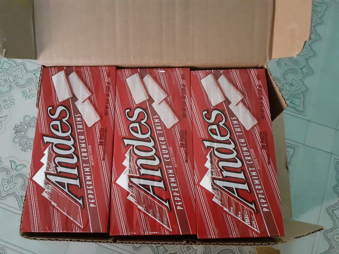 [HCM]Kẹo Andes Bạc Hà Mỹ 132g