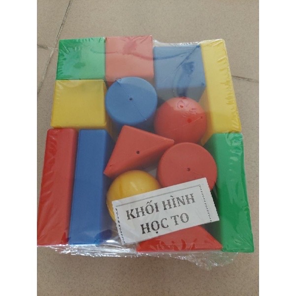 Bộ khối hình học nhựa