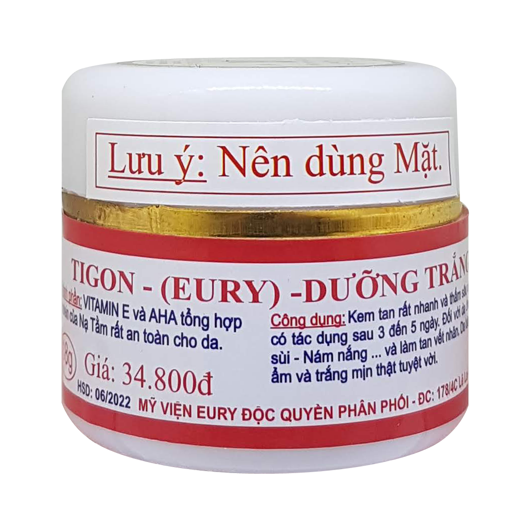 KEM DƯỠNG TRẮNG DA TIGON 18G