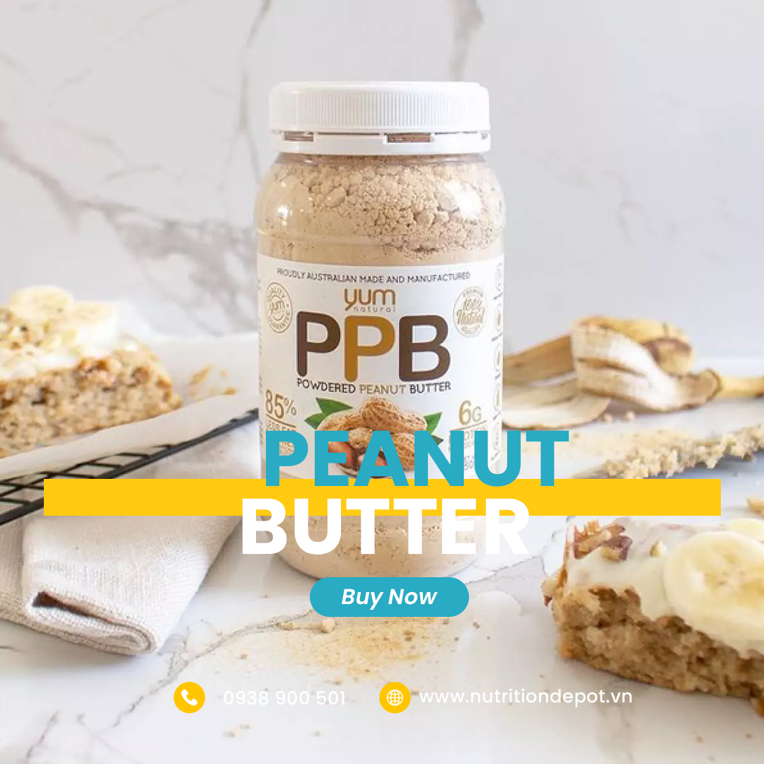 Bột Bơ Đậu Phộng Hữu Cơ Yum Natural 450g