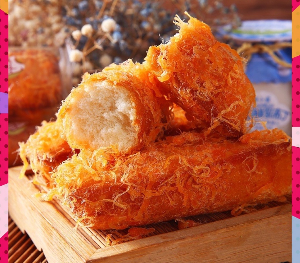 Lẻ 1 Cái Bánh bông lan chà Bông Ruốc Que Cây Like ngon-bổ dưỡng