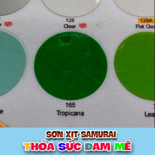 Bình xịt sơn màu xanh lá Tropicana 165 Samurai