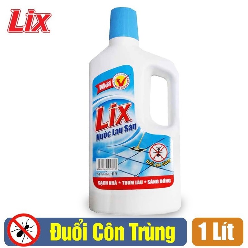 Nước lau sàn LIX đuổi côn trùng 1 lít LD115