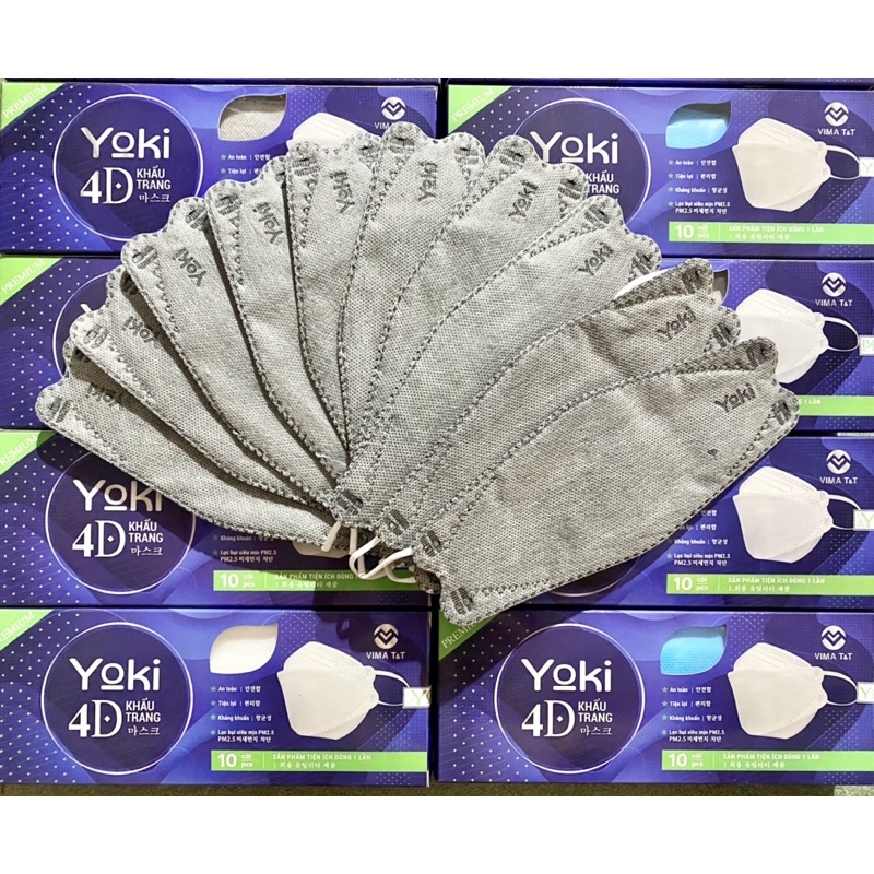 [HCM]Khẩu trang Yoki pro xám