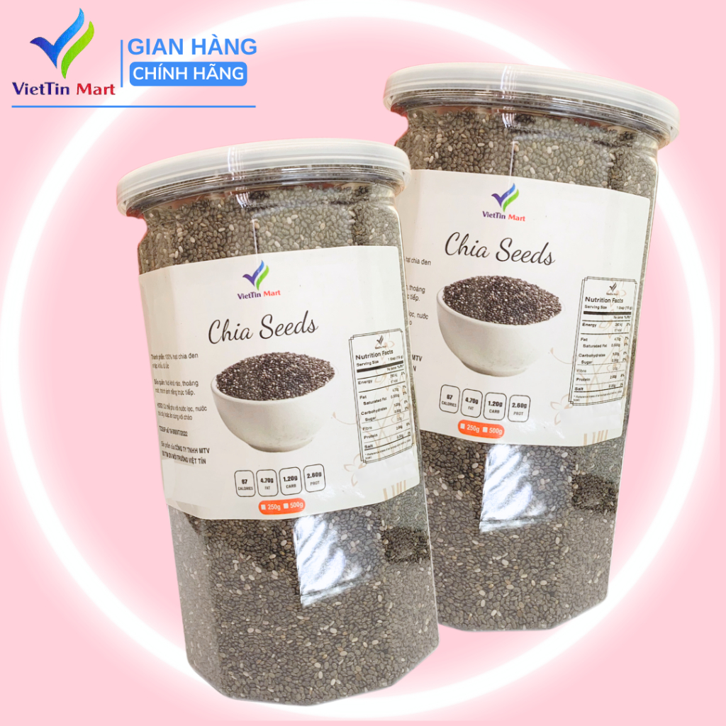 500G HẠT CHIA ĐEN ORGANIC NHẬP KHẨU ARGENTINA