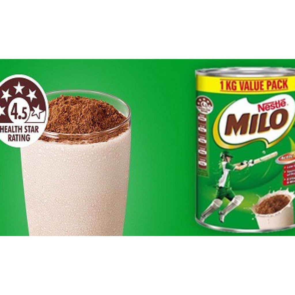 Sữa Milo Úc 1kg dạng lon