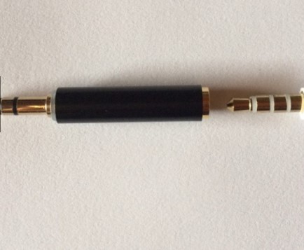 Adapter cable Jack 3.5mm OMTP to CTIA Black