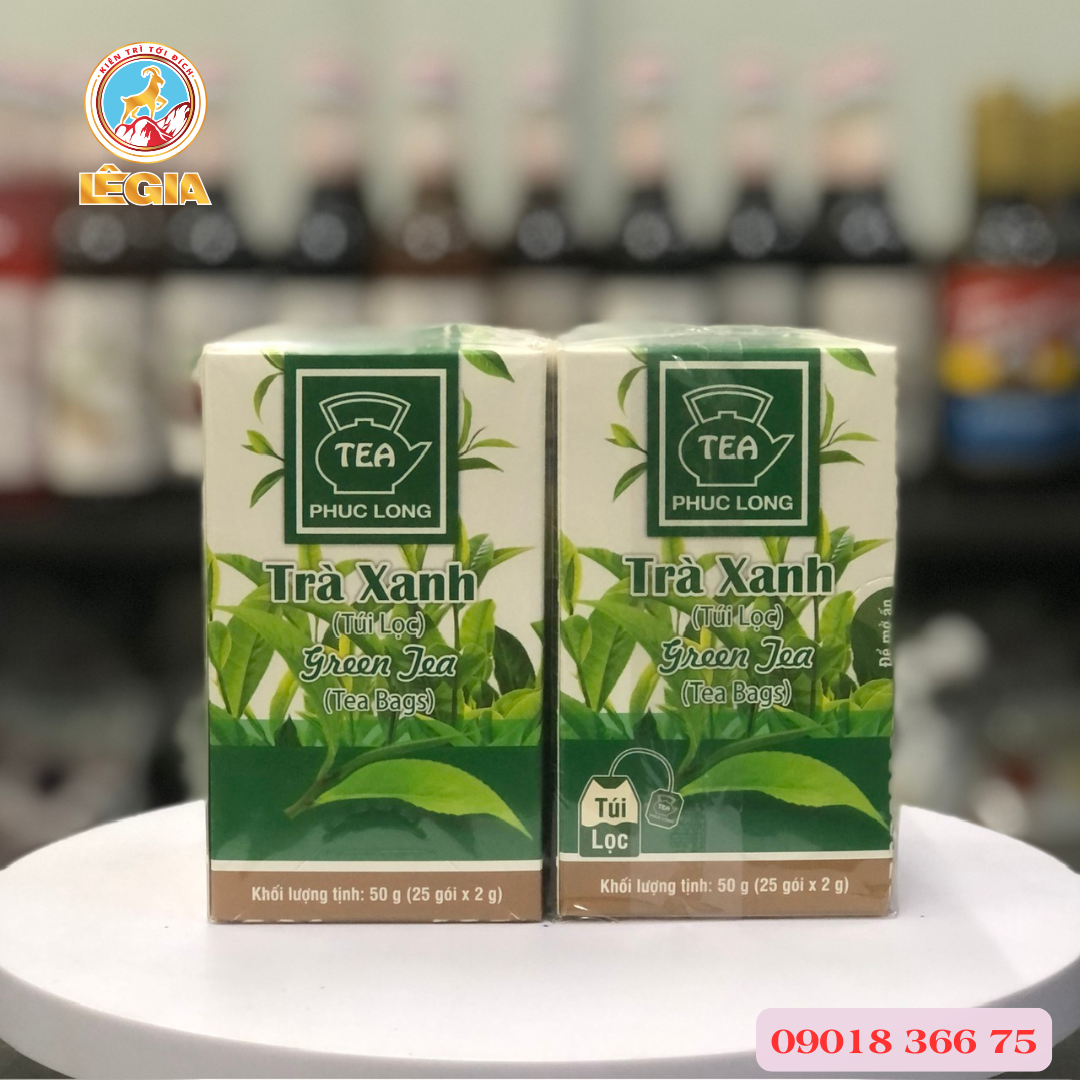 Trà xanh túi lọc - phúc long coffee & tea